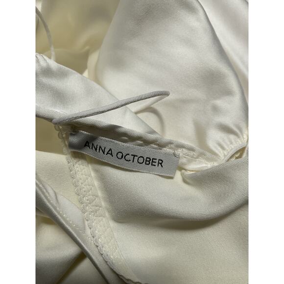 Anna October 'Vivienne' White Polyester Mini Dress Size S - Picture 4 of 5